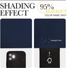image:imageNICETOWN Light Blocking Thermal Insulated Solid Grommet Top Blackout CurtainsDrapesPanels for Kids Room Navy 1 Pair 42 x 63 Inch