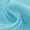 image:imageNICETOWN Sheer Window Curtain Panels  Ivory Eyelet Top Solid Voile for KitchenHotel 2 Pieces 54 Wide x 84inch LengthBaby Blue