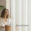 image:imageNICETOWN Sheer Window Curtain Panels  Ivory Eyelet Top Solid Voile for KitchenHotel 2 Pieces 54 Wide x 84inch LengthBeige