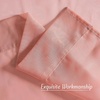 image:imageNICETOWN Sheer Window Curtain Panels  Ivory Eyelet Top Solid Voile for KitchenHotel 2 Pieces 54 Wide x 84inch LengthCoral Pink