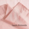 image:imageNICETOWN Sheer Window Curtain Panels  Ivory Eyelet Top Solid Voile for KitchenHotel 2 Pieces 54 Wide x 84inch LengthLight Pink