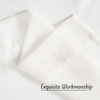 image:imageNICETOWN Sheer Window Curtain Panels  Ivory Eyelet Top Solid Voile for KitchenHotel 2 Pieces 54 Wide x 84inch LengthNatural