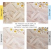 image:imageNICETOWN Sheer Window Curtain Panels  Ivory Eyelet Top Solid Voile for KitchenHotel 2 Pieces 54 Wide x 84inch LengthTaupe