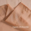 image:imageNICETOWN Sheer Window Curtain Panels  Ivory Eyelet Top Solid Voile for KitchenHotel 2 Pieces 54 Wide x 84inch LengthTerracotta