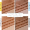 image:imageNICETOWN Sheer Window Curtain Panels  Ivory Eyelet Top Solid Voile for KitchenHotel 2 Pieces 54 Wide x 84inch LengthTerracotta