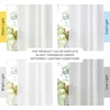 image:imageNICETOWN Sheer Window Curtain Panels  Ivory Eyelet Top Solid Voile for KitchenHotel 2 Pieces 54 Wide x 84inch LengthWhite