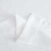image:imageNICETOWN Sheer Window Curtain Panels  Ivory Eyelet Top Solid Voile for KitchenHotel 2 Pieces 54 Wide x 84inch LengthWhite
