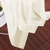 image:imageNICETOWN Sheer Window Curtain Panels  Ivory Eyelet Top Solid Voile for KitchenHotel 2 Pieces 54 Wide x 84inch LengthYellow Beige