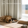image:imageNICETOWN Window Treatment Thermal Insulated Rod Pocket Room Darkening CurtainsDrapes for Bedroom Bone White 2 Panels W42 x L63 inches