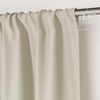 image:imageNICETOWN Window Treatment Thermal Insulated Rod Pocket Room Darkening CurtainsDrapes for Bedroom Bone White 2 Panels W42 x L63 inches
