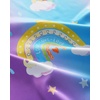 image:imageNICETOWN 100 Blackout Rainbow Yellow Curtains Cartoon Grommet Window Drapes for Kids Bedroom Nursery Thermal Insulated Room Darkening Treatments 2 Panels 52 x 84 Paler YellowPurple  Blue  Pink