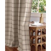 image:imageNICETOWN 100 Plaid Blackout Cabin Buffalo Gingham Curtains Living Room Checkered Patterned Thermal Insulated Taupe Grommet Room Darkening Curtains amp Rustic Drapes for Farmhouse 52W x 84L 2 PanelsPlaid  Taupe  White