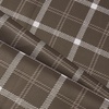 image:imageNICETOWN 100 Plaid Blackout Cabin Buffalo Gingham Curtains Living Room Checkered Patterned Thermal Insulated Taupe Grommet Room Darkening Curtains amp Rustic Drapes for Farmhouse 52W x 84L 2 PanelsPlaid  Brown  White
