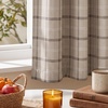image:imageNICETOWN 100 Plaid Blackout Cabin Buffalo Gingham Curtains Living Room Checkered Patterned Thermal Insulated Taupe Grommet Room Darkening Curtains amp Rustic Drapes for Farmhouse 52W x 84L 2 PanelsPlaid  Taupe  White