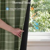 image:imageNICETOWN 100 Plaid Blackout Cabin Buffalo Gingham Curtains Living Room Checkered Patterned Thermal Insulated Taupe Grommet Room Darkening Curtains amp Rustic Drapes for Farmhouse 52W x 84L 2 PanelsPlaid  Olive Green  White