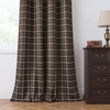 image:imageNICETOWN 100 Plaid Blackout Cabin Buffalo Gingham Curtains Living Room Checkered Patterned Thermal Insulated Taupe Grommet Room Darkening Curtains amp Rustic Drapes for Farmhouse 52W x 84L 2 PanelsPlaid  Brown  White
