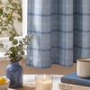 image:imageNICETOWN 100 Plaid Blackout Cabin Buffalo Gingham Curtains Living Room Checkered Patterned Thermal Insulated Taupe Grommet Room Darkening Curtains amp Rustic Drapes for Farmhouse 52W x 84L 2 PanelsPlaid  Sea Blue  White