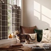 image:imageNICETOWN 100 Plaid Blackout Cabin Buffalo Gingham Curtains Living Room Checkered Patterned Thermal Insulated Taupe Grommet Room Darkening Curtains amp Rustic Drapes for Farmhouse 52W x 84L 2 PanelsPlaid  Brown  White