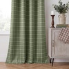 image:imageNICETOWN 100 Plaid Blackout Cabin Buffalo Gingham Curtains Living Room Checkered Patterned Thermal Insulated Taupe Grommet Room Darkening Curtains amp Rustic Drapes for Farmhouse 52W x 84L 2 PanelsPlaid  Olive Green  White