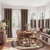 image:imageNICETOWN 100 Plaid Blackout Cabin Buffalo Gingham Curtains Living Room Checkered Patterned Thermal Insulated Taupe Grommet Room Darkening Curtains amp Rustic Drapes for Farmhouse 52W x 84L 2 PanelsPlaid  Brown  White