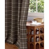 image:imageNICETOWN 100 Plaid Blackout Cabin Buffalo Gingham Curtains Living Room Checkered Patterned Thermal Insulated Taupe Grommet Room Darkening Curtains amp Rustic Drapes for Farmhouse 52W x 84L 2 PanelsPlaid  Brown  White