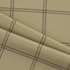 image:imageNICETOWN 100 Plaid Blackout Cabin Buffalo Gingham Curtains Living Room Checkered Patterned Thermal Insulated Taupe Grommet Room Darkening Curtains amp Rustic Drapes for Farmhouse 52W x 84L 2 PanelsGrid Pattern  Burlap  White