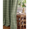 image:imageNICETOWN 100 Plaid Blackout Cabin Buffalo Gingham Curtains Living Room Checkered Patterned Thermal Insulated Taupe Grommet Room Darkening Curtains amp Rustic Drapes for Farmhouse 52W x 84L 2 PanelsPlaid  Olive Green  White