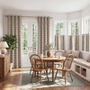 image:imageNICETOWN 100 Plaid Blackout Cabin Buffalo Gingham Curtains Living Room Checkered Patterned Thermal Insulated Taupe Grommet Room Darkening Curtains amp Rustic Drapes for Farmhouse 52W x 84L 2 PanelsPlaid  Taupe  White