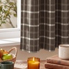 image:imageNICETOWN 100 Plaid Blackout Cabin Buffalo Gingham Curtains Living Room Checkered Patterned Thermal Insulated Taupe Grommet Room Darkening Curtains amp Rustic Drapes for Farmhouse 52W x 84L 2 PanelsPlaid  Brown  White
