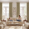 image:imageNICETOWN 100 Plaid Blackout Cabin Buffalo Gingham Curtains Living Room Checkered Patterned Thermal Insulated Taupe Grommet Room Darkening Curtains amp Rustic Drapes for Farmhouse 52W x 84L 2 PanelsGrid Pattern  Burlap  White