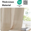 image:imageNICETOWN 2 Pack Linen Valance for Windows Kitchen Living Room Light Filtering Rod Pocket Farmhouse Country Rustic Window Shade for BathroomOfficeNursery 52 Wide x 18 Long TerracottaTaupe