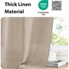 image:imageNICETOWN 2 Pack Linen Valance for Windows Kitchen Living Room Light Filtering Rod Pocket Farmhouse Country Rustic Window Shade for BathroomOfficeNursery 52 Wide x 18 Long TerracottaTerracotta