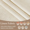 image:imageNICETOWN 2 Pack Linen Valance for Windows Kitchen Living Room Light Filtering Rod Pocket Farmhouse Country Rustic Window Shade for BathroomOfficeNursery 52 Wide x 18 Long TerracottaTerracotta