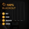 image:imageNICETOWN Black Blackout Pleated PET Shades for Dorm Windows 2 Panels 36 Wx 72 H Cordless SelfAdhesive Blinds No Drill Sticky 100 Light Blocking Temporary Curtains for Renters and StudentsGreyish White
