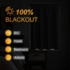 image:imageNICETOWN Black Blackout Pleated PET Shades for Dorm Windows 2 Panels 36 Wx 72 H Cordless SelfAdhesive Blinds No Drill Sticky 100 Light Blocking Temporary Curtains for Renters and StudentsGrey