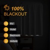 image:imageNICETOWN Black Blackout Pleated PET Shades for Dorm Windows 2 Panels 36 Wx 72 H Cordless SelfAdhesive Blinds No Drill Sticky 100 Light Blocking Temporary Curtains for Renters and StudentsGreyish White