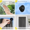 image:imageNICETOWN Black Blackout Pleated PET Shades for Dorm Windows 2 Panels 36 Wx 72 H Cordless SelfAdhesive Blinds No Drill Sticky 100 Light Blocking Temporary Curtains for Renters and StudentsGrey
