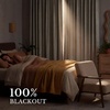 image:imageNICETOWN DIY Pinch Pleat Greige 100 Blackout Linen Curtains 96 inches Long Back TabRod PocketHook Belt Heavyweight Window Treatments White Liner for Bedroom 2 Panels W52 x L96Cream