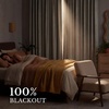 image:imageNICETOWN DIY Pinch Pleat Greige 100 Blackout Linen Curtains 96 inches Long Back TabRod PocketHook Belt Heavyweight Window Treatments White Liner for Bedroom 2 Panels W52 x L96Beige