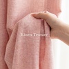 image:imageNICETOWN DIY Pinch Pleat Greige 100 Blackout Linen Curtains 96 inches Long Back TabRod PocketHook Belt Heavyweight Window Treatments White Liner for Bedroom 2 Panels W52 x L96Pink