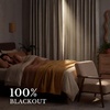 image:imageNICETOWN DIY Pinch Pleat Greige 100 Blackout Linen Curtains 96 inches Long Back TabRod PocketHook Belt Heavyweight Window Treatments White Liner for Bedroom 2 Panels W52 x L96Greige