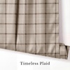 image:imageNICETOWN Farmhouse Buffalo Plaid 100 Blackout Ballon Shades Thermal Insulated Multi Hanging Ways Shade Short Rod Pocket Curtain for Kitchen Liftable Tier Roman Blind Taupe 34 W x 45 L 1 PanelPlaid  Taupe  White