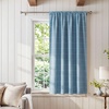 image:imageNICETOWN Farmhouse Buffalo Plaid 100 Blackout Ballon Shades Thermal Insulated Multi Hanging Ways Shade Short Rod Pocket Curtain for Kitchen Liftable Tier Roman Blind Taupe 34 W x 45 L 1 PanelGrid Pattern  Sea Blue  White