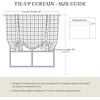 image:imageNICETOWN Farmhouse Buffalo Plaid 100 Blackout Ballon Shades Thermal Insulated Multi Hanging Ways Shade Short Rod Pocket Curtain for Kitchen Liftable Tier Roman Blind Taupe 34 W x 45 L 1 PanelPlaid  Brown  White