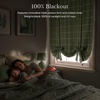 image:imageNICETOWN Farmhouse Buffalo Plaid 100 Blackout Ballon Shades Thermal Insulated Multi Hanging Ways Shade Short Rod Pocket Curtain for Kitchen Liftable Tier Roman Blind Taupe 34 W x 45 L 1 PanelGrid Pattern  Olive Green  White