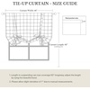image:imageNICETOWN Farmhouse Buffalo Plaid 100 Blackout Ballon Shades Thermal Insulated Multi Hanging Ways Shade Short Rod Pocket Curtain for Kitchen Liftable Tier Roman Blind Taupe 34 W x 45 L 1 PanelGrid Pattern  Olive Green  White