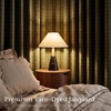 image:imageNICETOWN Olive Green Linen Plaid Bedroom Curtains Rod Pocket amp Back Tab Geometric Jacquard Thick Wovern Mudcloth Light Filtering Window Treatments for Home Decor W52 x L84 2 PanelsOlive Green