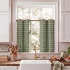 Plaid | Olive Green & White