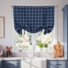 Plaid | Dark Blue & White