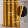 image:imageNICETOWN Full Shade Curtain Panel Energy Smart amp Noise Blocking Out Blackout Drape for Dining Room Window Thermal Insulated Guest Room Lined Window DressingSilver Gray 42 x 84 inchGold